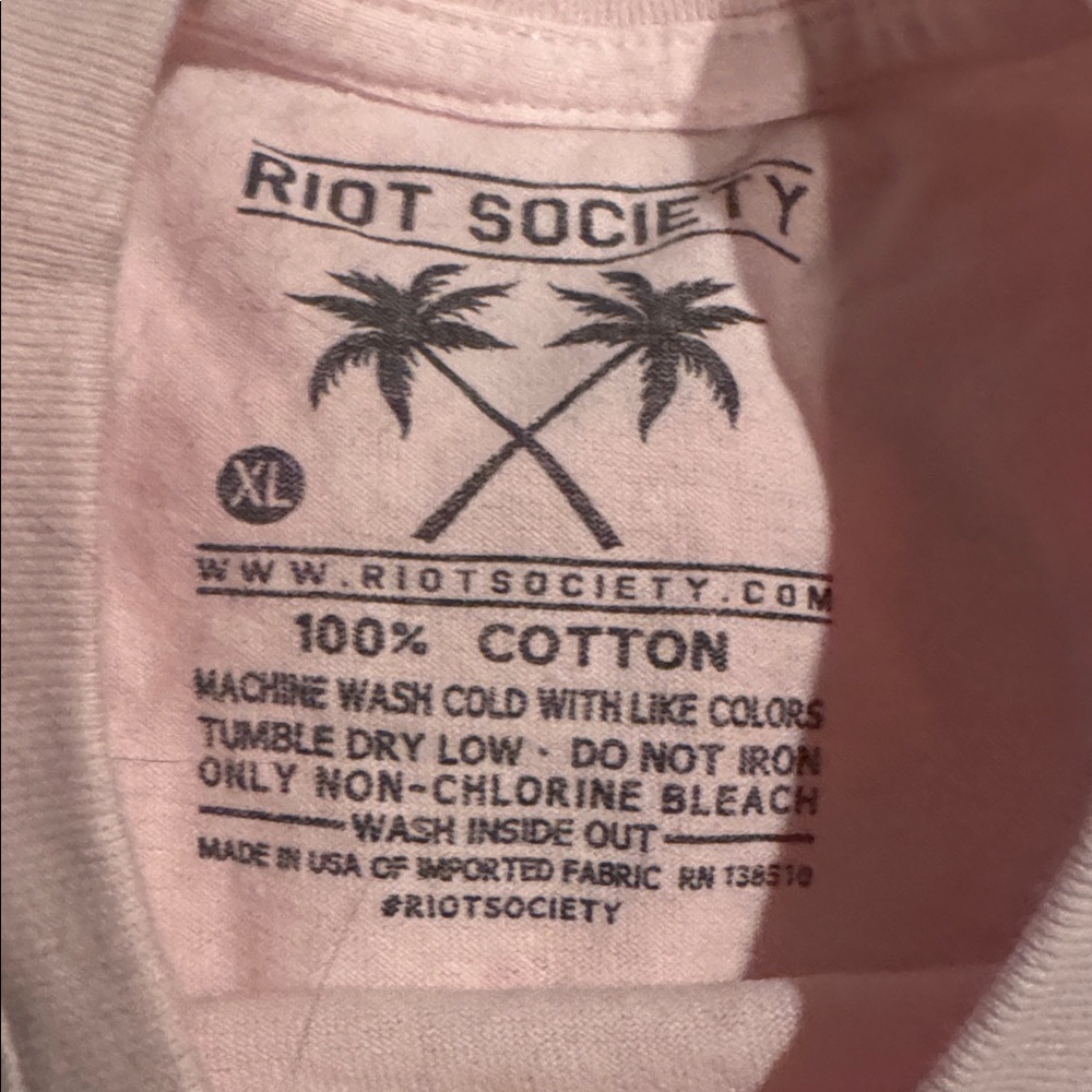Riot Society Shirt - Picture 2 of 2